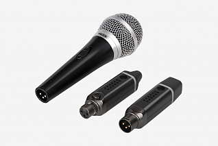 Микрофон со съемным передатчиком и приемником