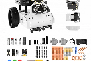 Базовый робототехнический набор для конструирования, изучения электроники и микропроцессоров и информационных систем и устройств "Айва" ПРО Техник