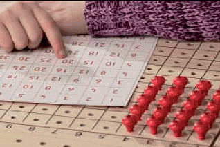 Набор психолога "Пертра". Доска-основа (620х410 мм. 280 отверстий)