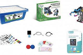 Комплект Гиго-ИИ: обучающий робототехнический комплект с искусственным интеллектом Gigo